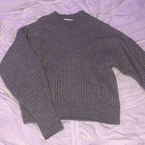 H&M PLAIN GREY SWEATER (size xs)